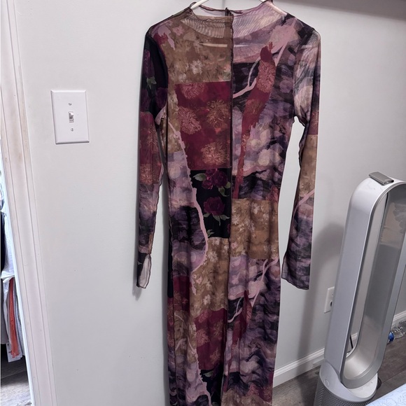 Lulu's Multicolor Patchwork Dress - Picture 3 of 6